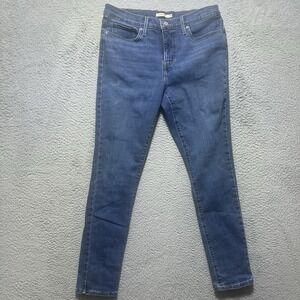 Levi's 311 Shaping Skinny Jeans‎ Women's Size 32Wx30L* Dark Wash Blue Stretch
